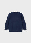 boys navy blue crew neck sweater