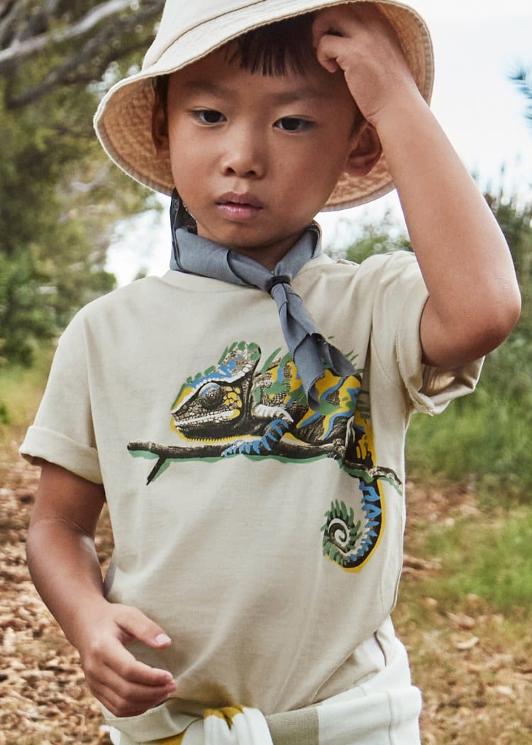 Mayoral Usa Inc Mayoral Short Sleeve Chameleon Tee - Little Miss Muffin Children & Home