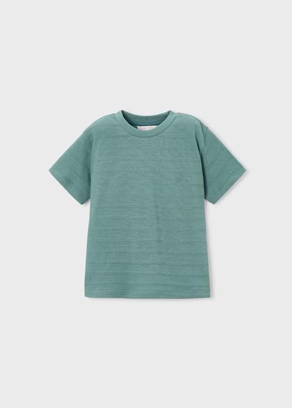 Mayoral Usa Inc Ribbed Knit T-Shirt in Seaweed - Little Miss Muffin Children & Home