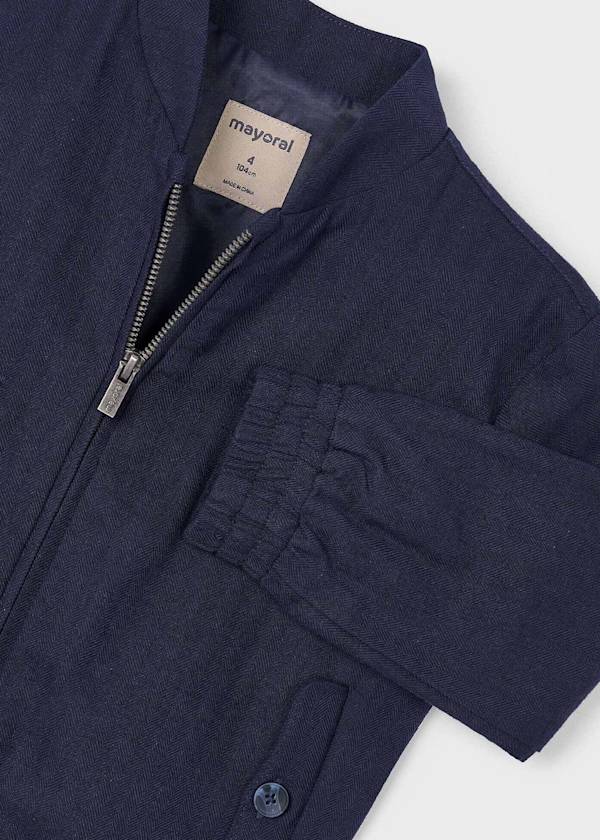 Mayoral Usa Inc Mayoral Linen Zip Up Jacket - Little Miss Muffin Children & Home