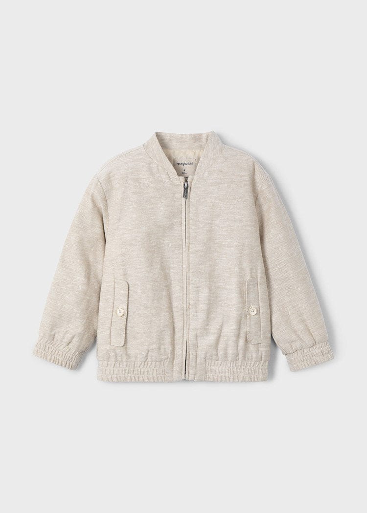 Mayoral Usa Inc Mayoral Linen Zip Up Jacket - Little Miss Muffin Children & Home