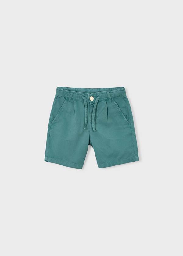 Mayoral Usa Inc Linen Bermuda Shorts in Seaweed - Little Miss Muffin Children & Home