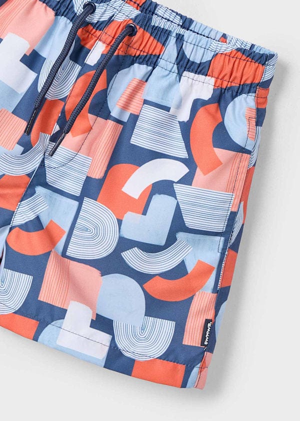 Mayoral Usa Inc Mayoral Geo Print Swim Trunks - Little Miss Muffin Children & Home