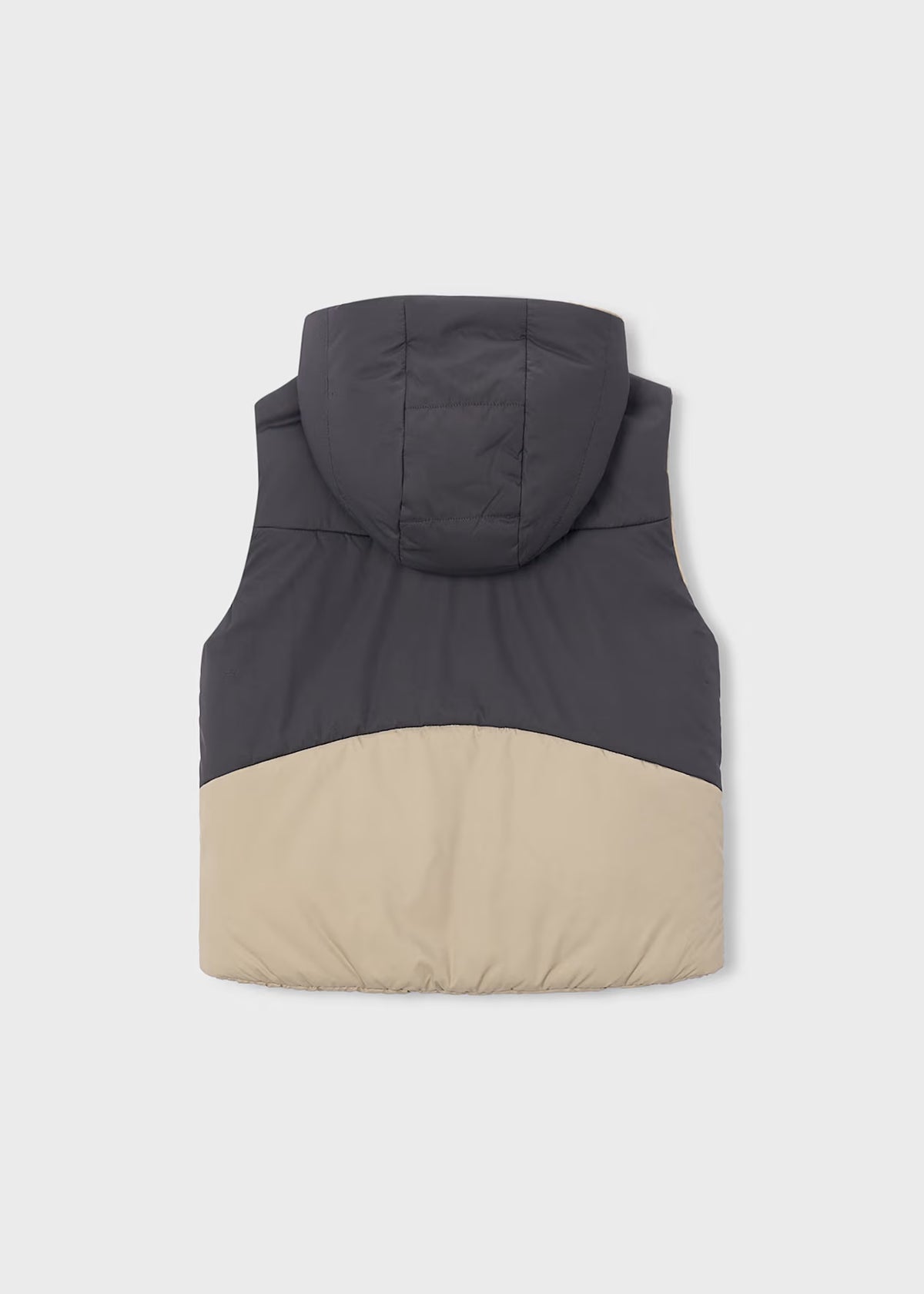 Reversible Hooded Zip Up Puffer Vest