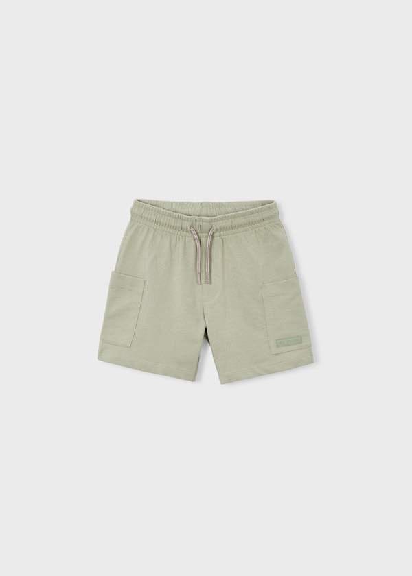 Mayoral Usa Inc Drawstring Shorts with Patch Pockets in Bamboo - Little Miss Muffin Children & Home