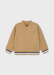 Mayoral Usa Inc Mayoral Zip Up Varsity Jacket in Toffee - Little Miss Muffin Children & Home