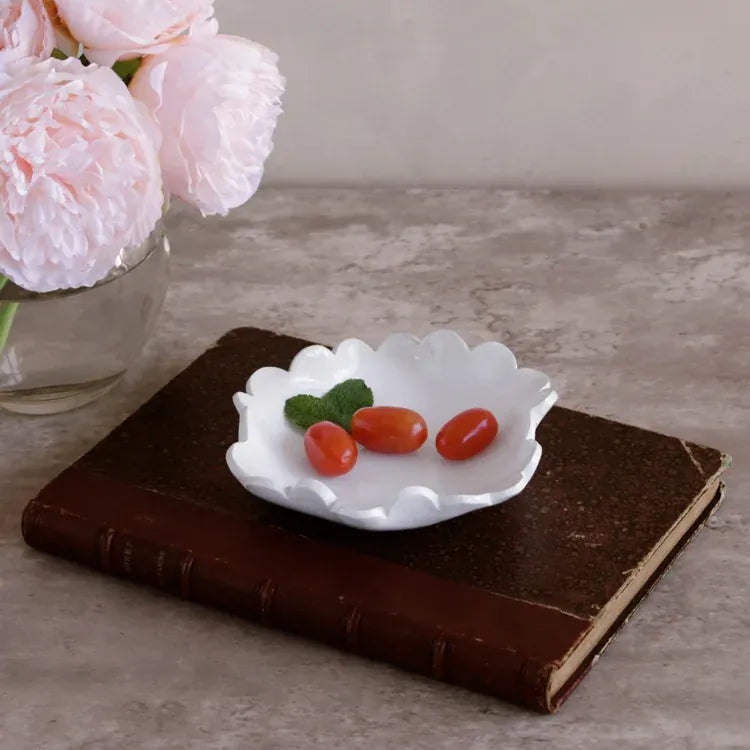 Vida Colette White Appetizer Plates Set of 4