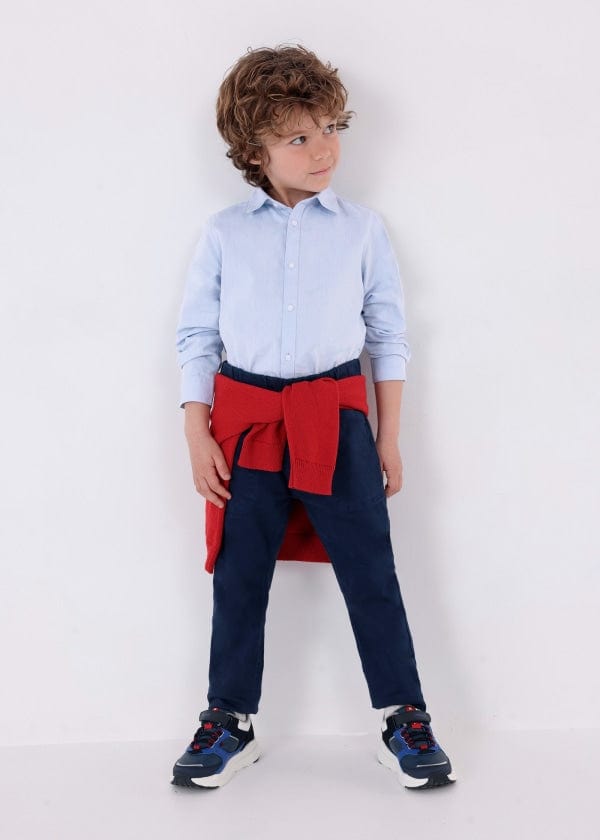 Mayoral Usa Inc Mayoral Long Sleeve Button Down Shirt - Little Miss Muffin Children & Home
