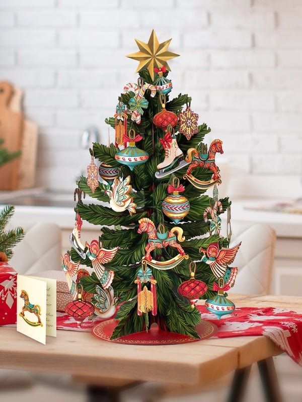 FreshCut Paper FreshCut Christmas Tree Pop-Up Holiday Greeting Card - Little Miss Muffin Children & Home