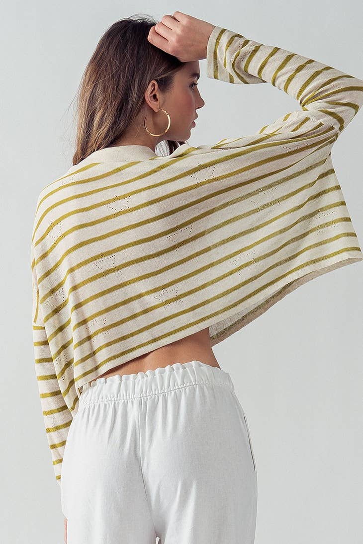 Fashion Week Fashion Week Sydney Eyelet Star Striped Polo - Little Miss Muffin Children & Home