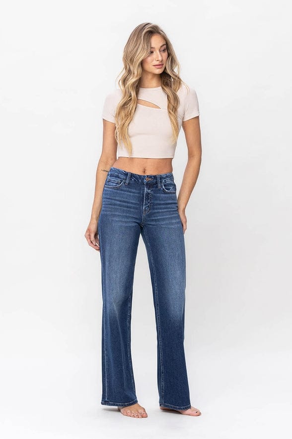 Flying Monkey Flying Monkey High Rise Loose Fit Jeans - Little Miss Muffin Children & Home