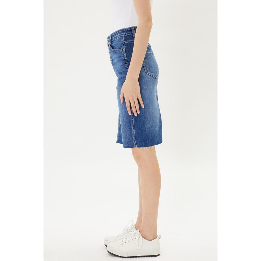 Kancan Kancan Button Fly Midi Denim Skirt - Little Miss Muffin Children & Home