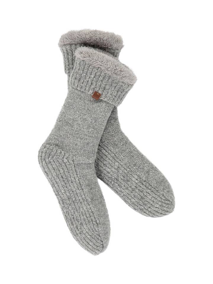 Bickley + Mitchell Amsterdam Chunky Slippers with Lining Grey Melee - Little Miss Muffin Children & Home