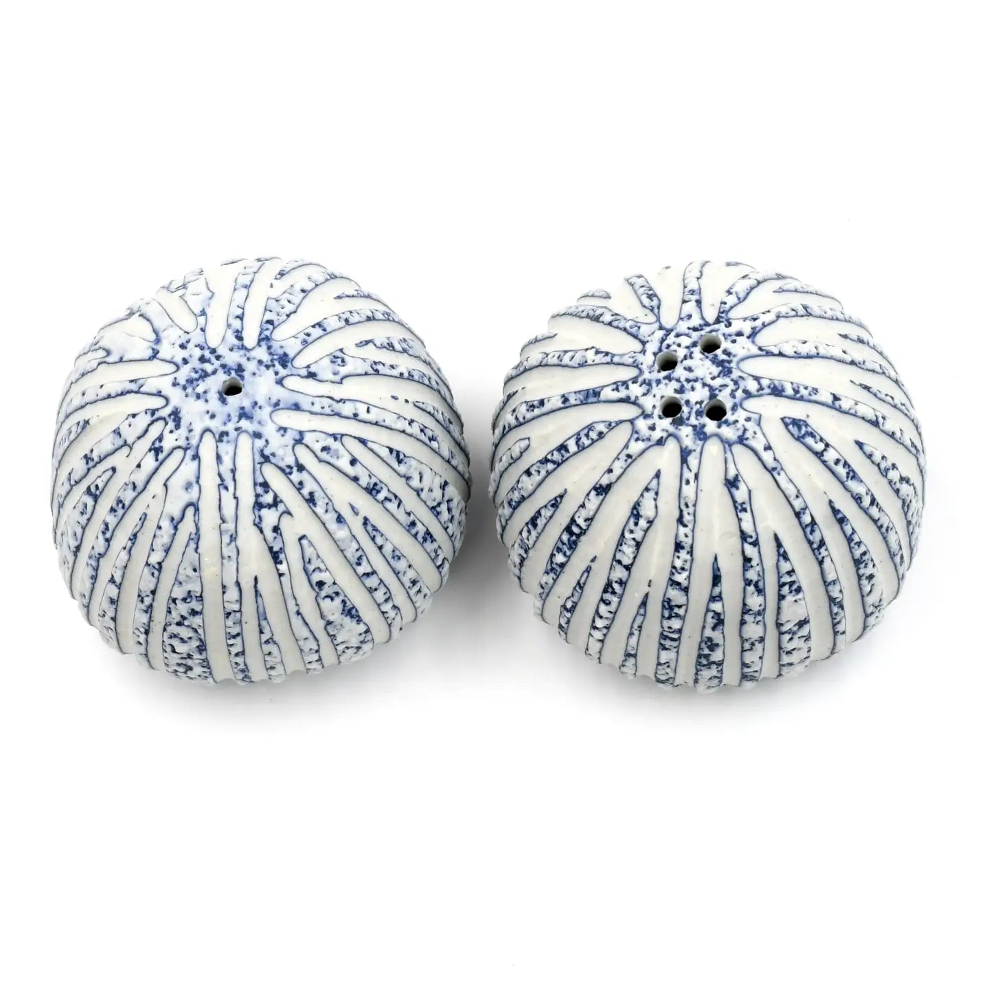 Pebble Handcrafted Porcelain Salt and Pepper Shaker Set
