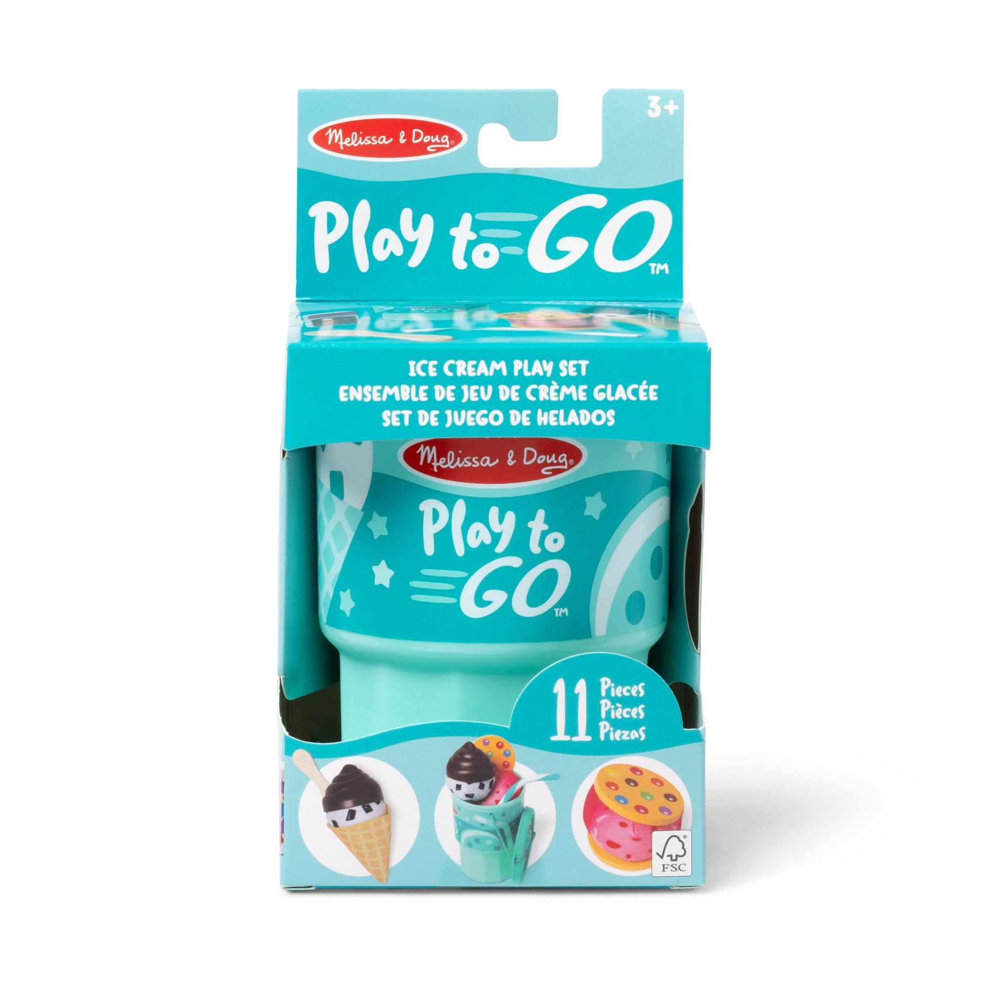 Melissa & Doug Melissa & Doug Play to Go Ice Cream Play Set - Little Miss Muffin Children & Home