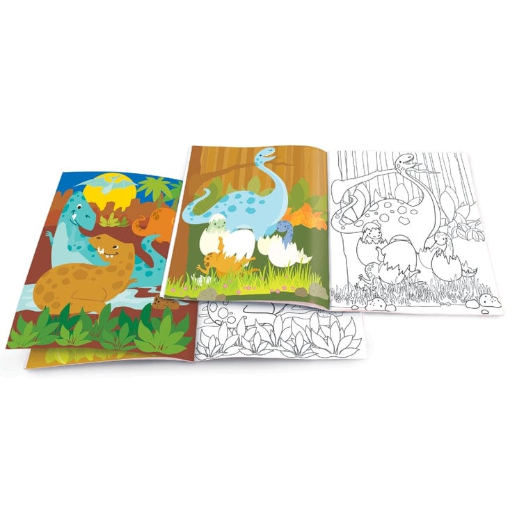 The Piggy Story The Piggy Story Dry Erase Coloring Book Dinosaur World - Little Miss Muffin Children & Home