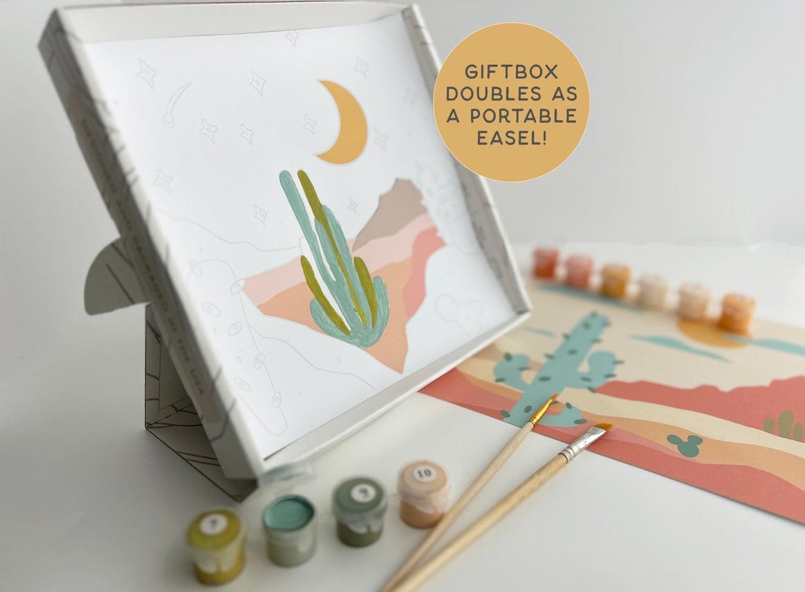 Breathe People Breathe People Lillies in Bloom Meditative Art Paint by Numbers Kit + Easel - Little Miss Muffin Children & Home