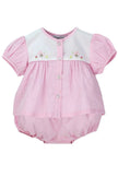 pink bubble for girls with matching hat
