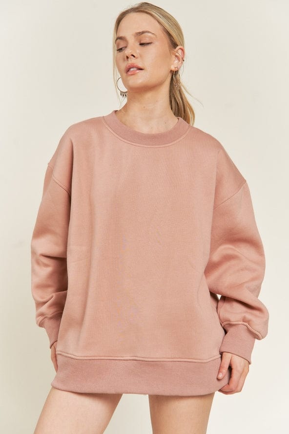 Jade by Jane Jade by Jane Be Yourself Sweatshirt in Camel - Little Miss Muffin Children & Home