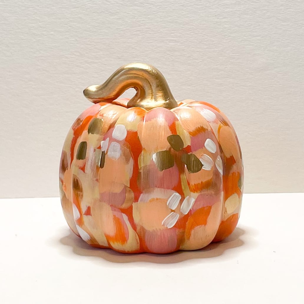 Jessica Reynolds Art Orange Abstract Pumpkin - Little Miss Muffin Children & Home