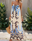 Rosa Clothing Rosa Clothing Symmetrical Print Maxi Slip Dress - Little Miss Muffin Children & Home
