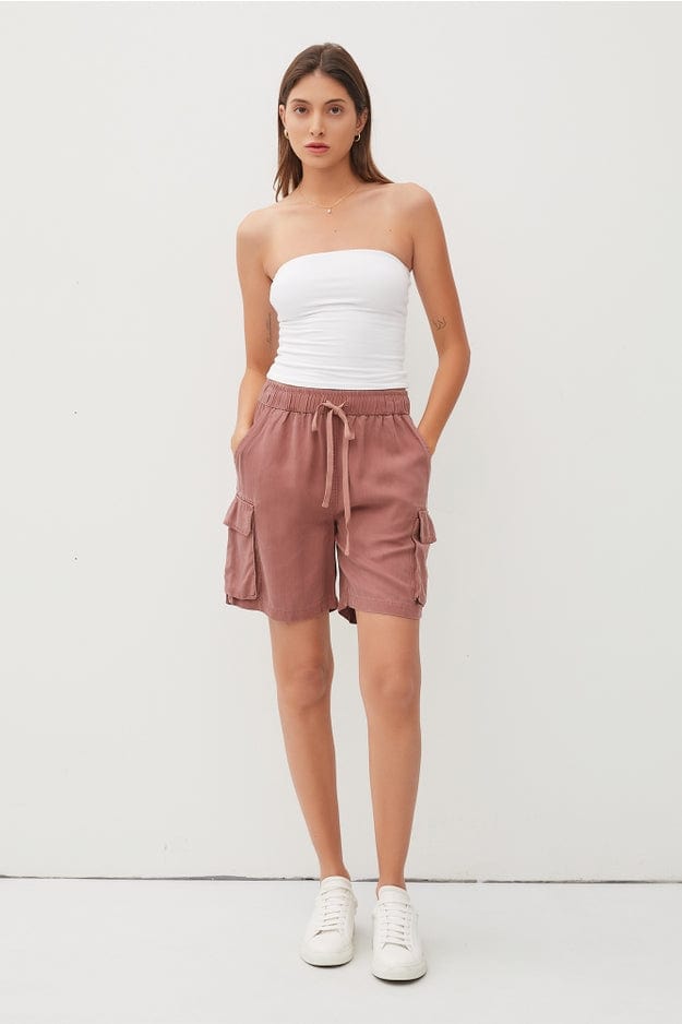 Be Cool Be Cool Tencel Drawstring Cargo Bermuda Shorts - Little Miss Muffin Children & Home