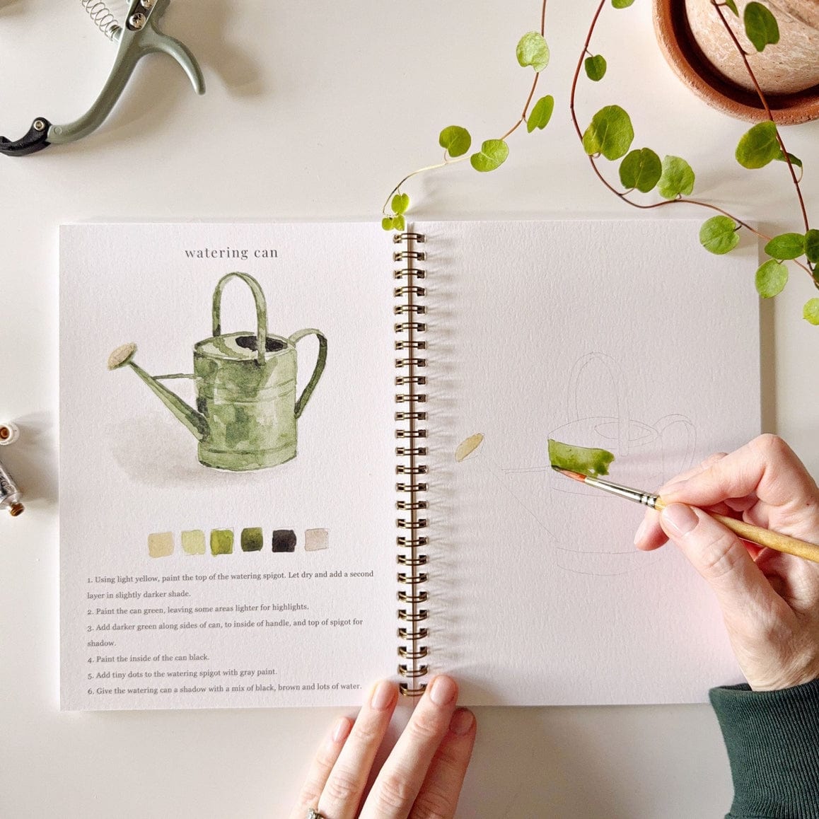 Emily Lex Studio Emily Lex Studio Garden Watercolor Workbook - Little Miss Muffin Children & Home