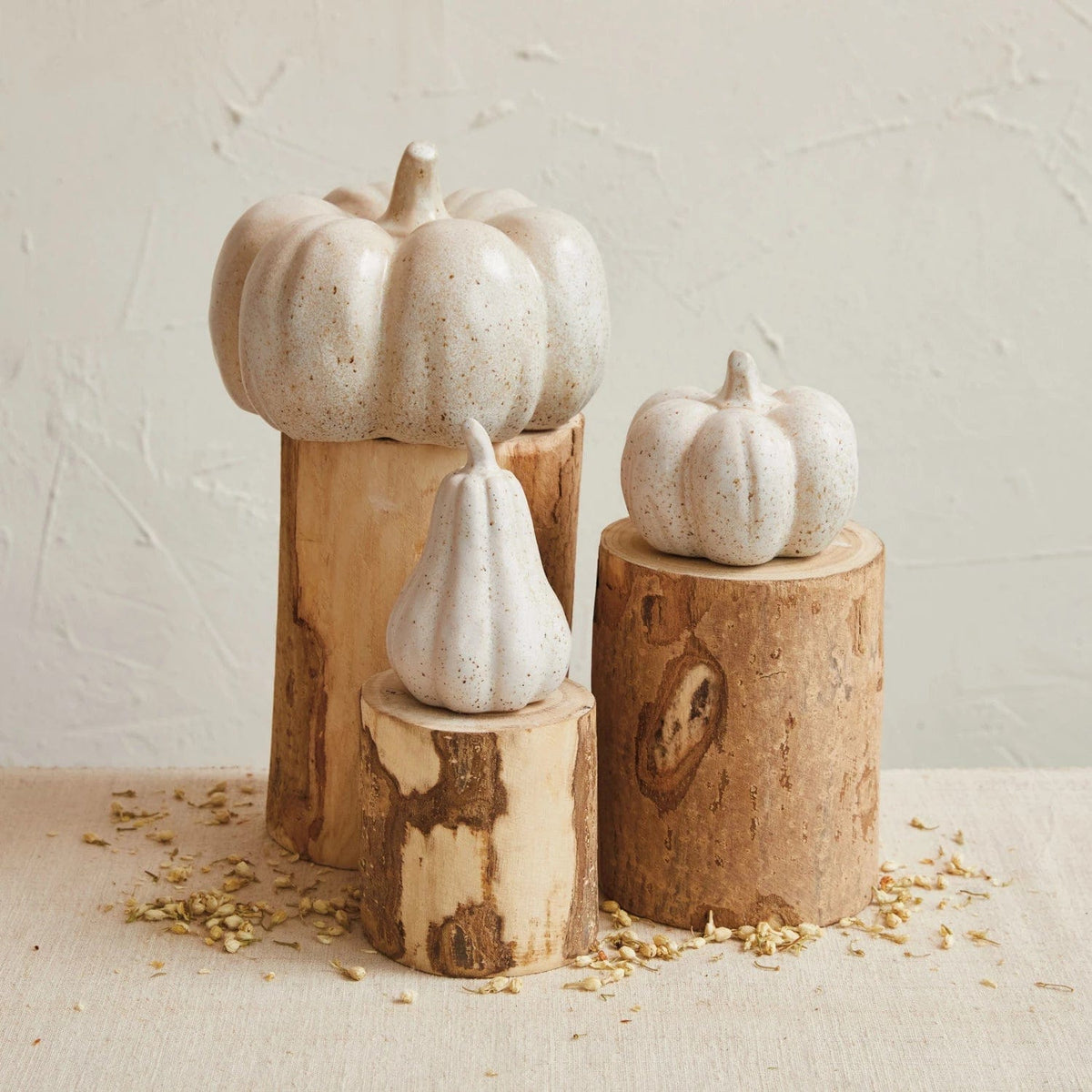 Creative Co-op Creative Co-op Stoneware Pumpkin with Reactive Glaze - Little Miss Muffin Children & Home