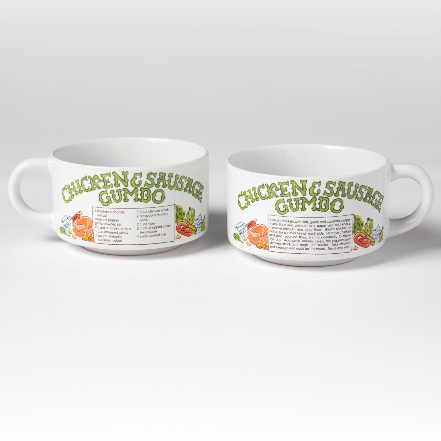 Youngberg & Co Inc Youngberg & Co Classic New Orleans Recipe Gumbo Bowls - Little Miss Muffin Children & Home