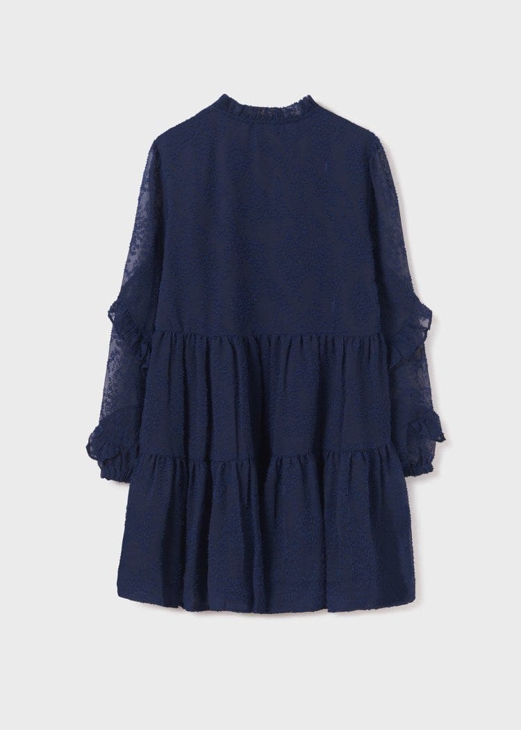 Mayoral Usa Inc Mayoral Chiffon Ruffled Dress for Tween Girl - Little Miss Muffin Children & Home