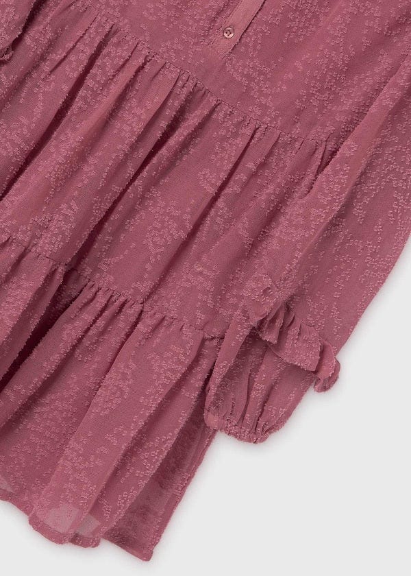 Mayoral Usa Inc Mayoral Chiffon Ruffled Dress for Tween Girl - Little Miss Muffin Children & Home