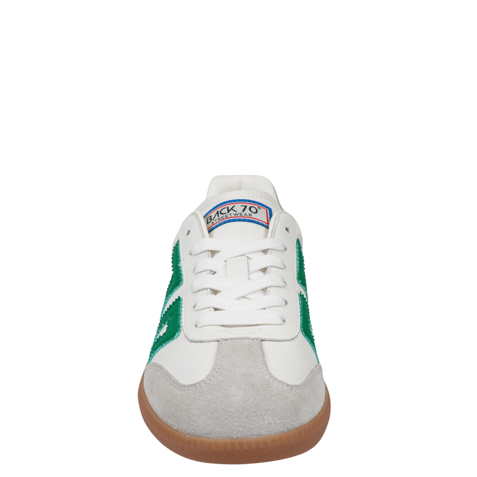 Back 70 Streetwear Back 70 Streetwear Cloud Sneakers in White & Green - Little Miss Muffin Children & Home