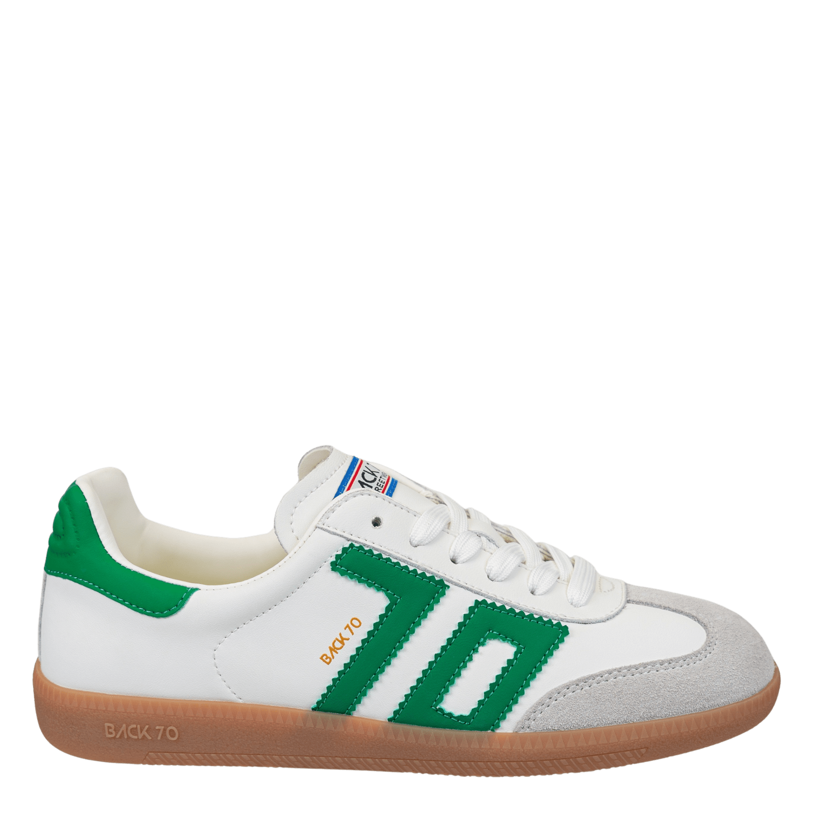 Back 70 Streetwear Back 70 Streetwear Cloud Sneakers in White & Green - Little Miss Muffin Children & Home