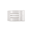 Teleties Rectangle Flat Hair Clip, Coconut White - Little Miss Muffin Children & Home