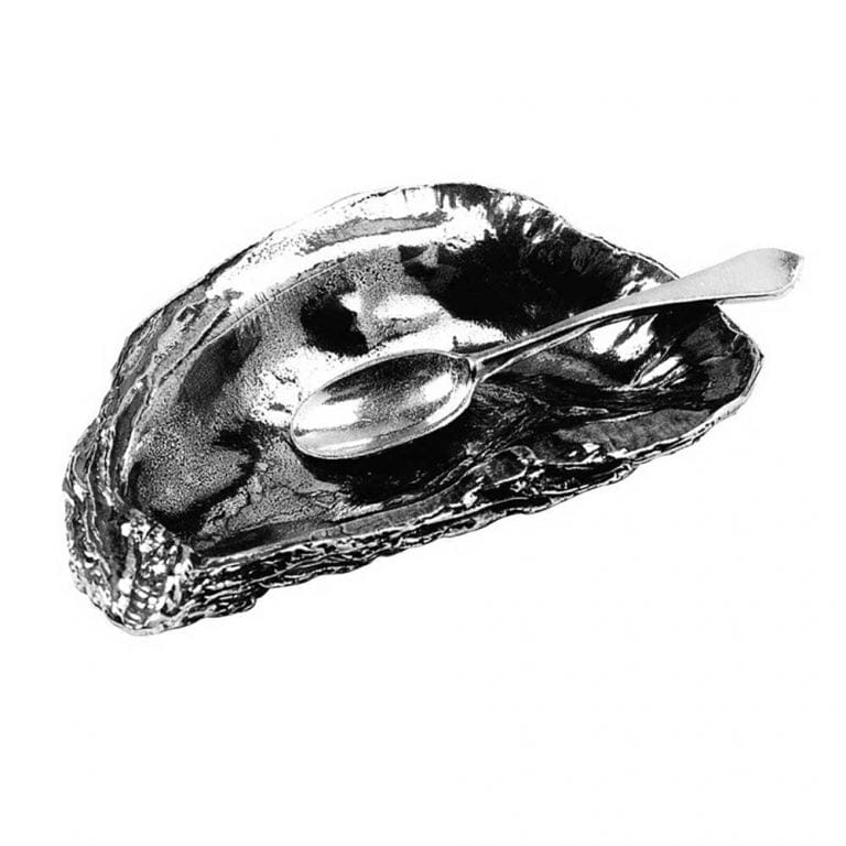 Salisbury Inc Salisbury Oyster Shell Salt Cellar, Spoon, and Salt Set - Little Miss Muffin Children & Home