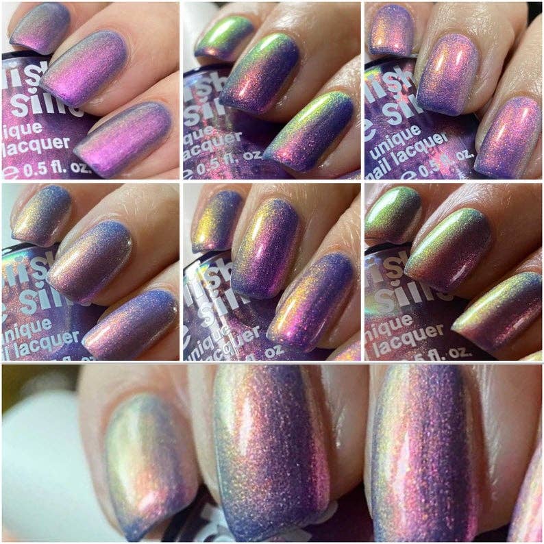 Cotton Candy Glow- Glow Pop Nail Polish Lacquer