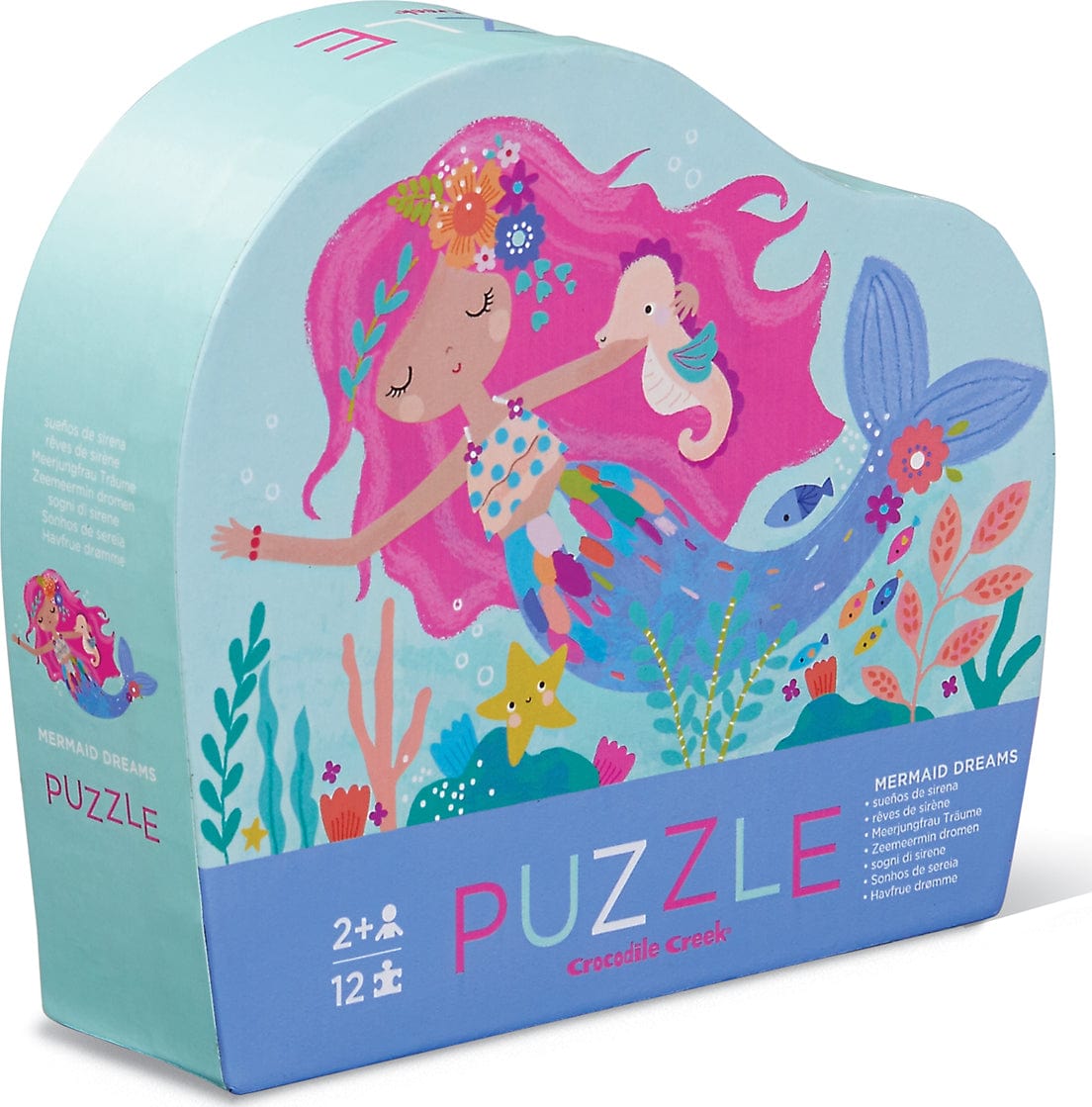 Crocodile Creek Crocodile Creek Mermaid Dreams 12-PC Mini Puzzle - Little Miss Muffin Children & Home