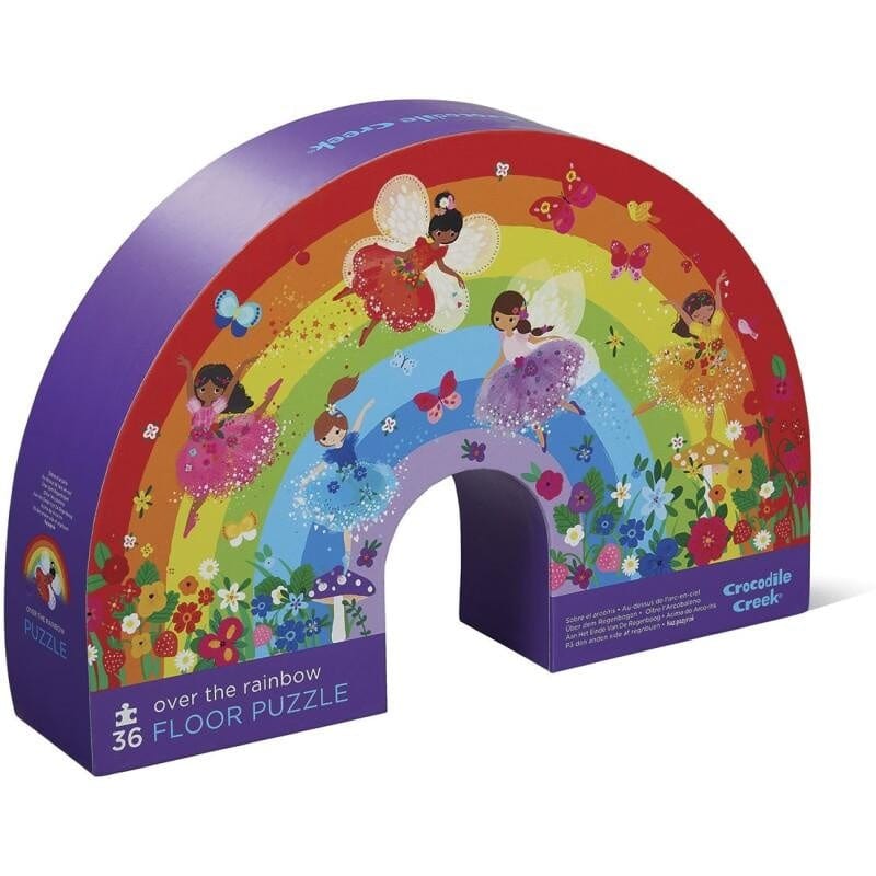 Crocodile Creek Crocodile Creek Over The Rainbow 36pc Puzzle - Little Miss Muffin Children & Home