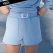 Girls' Light Blue Terry Cloth Shorts by Girlie Girl Originals