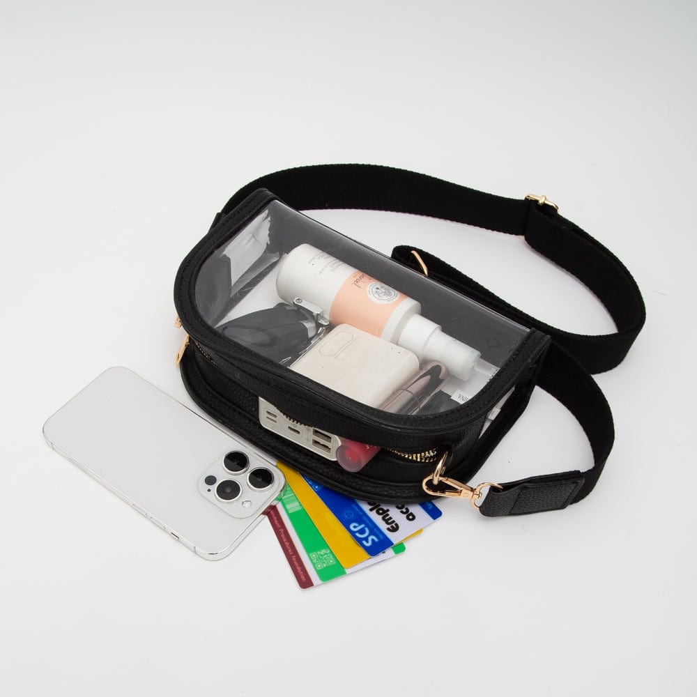 Queens Designs Game Day Stadium Clear Crossbody Bag - Little Miss Muffin Children & Home