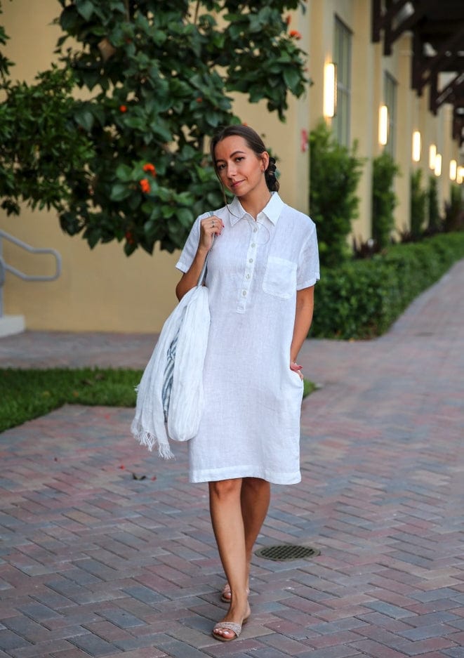 Vikolino Vikolino Linen Vika Dress - Little Miss Muffin Children & Home