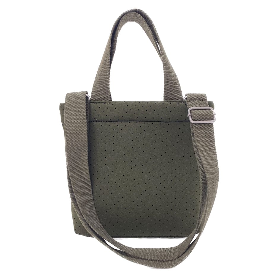 Quilted Koala Quilted Koala Neoprene Midi Town Bag Olive - Little Miss Muffin Children & Home