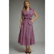 Striped Cap Sleeve Midi Dress, 3 Available Colors