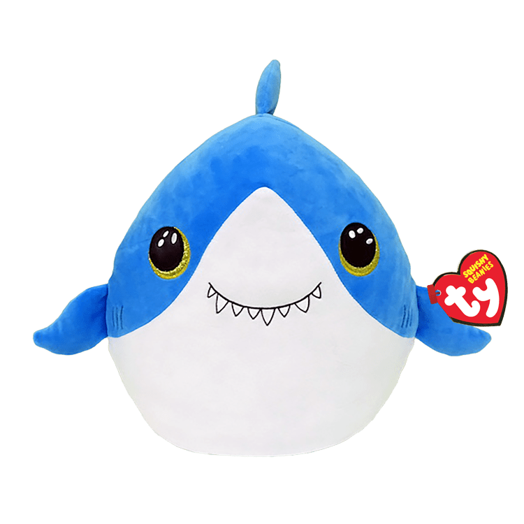 Ty Inc Ty Inc Beanie Squishies Finsley Blue Shark - Little Miss Muffin Children & Home