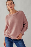 Urban Daizy Urban Daizy Relaxed Fit Rib Knit Sweater - Little Miss Muffin Children & Home