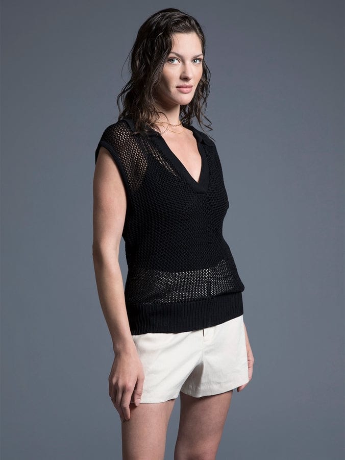 Weekend Los Angeles Weekend Los Angeles Ria Knit Sleeveless Top - Little Miss Muffin Children & Home