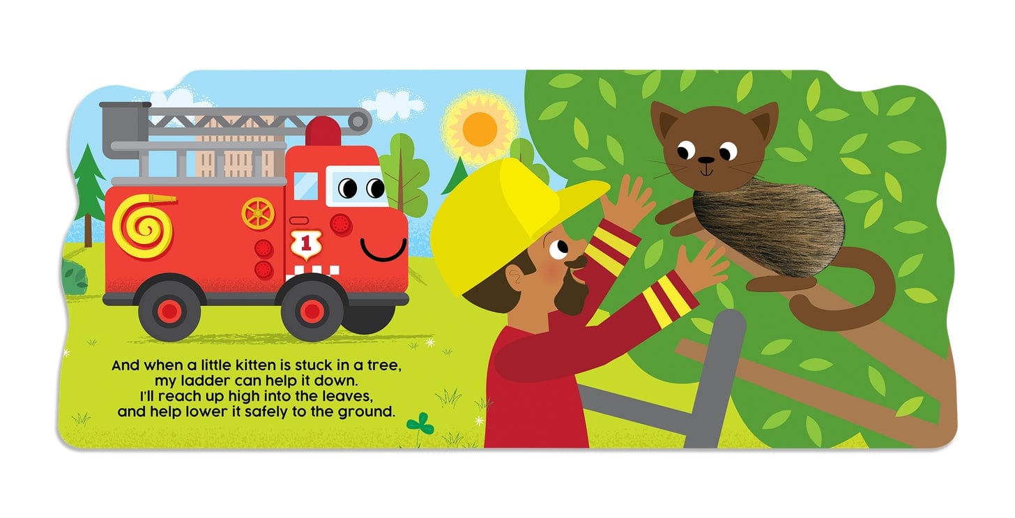 Little Hippo Books Friendly Fire Truck - Little Miss Muffin Children & Home
