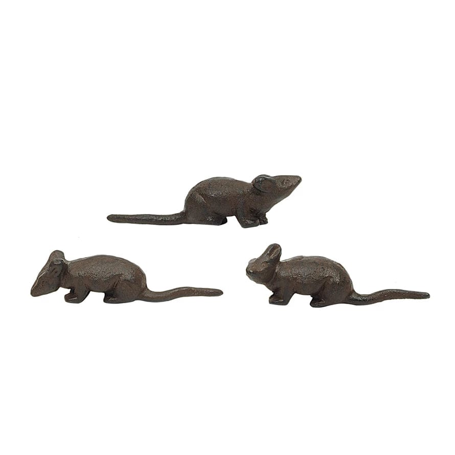 Creative Co-op Creative Co-op Cast Iron Mouse, 3 Styles - Little Miss Muffin Children & Home