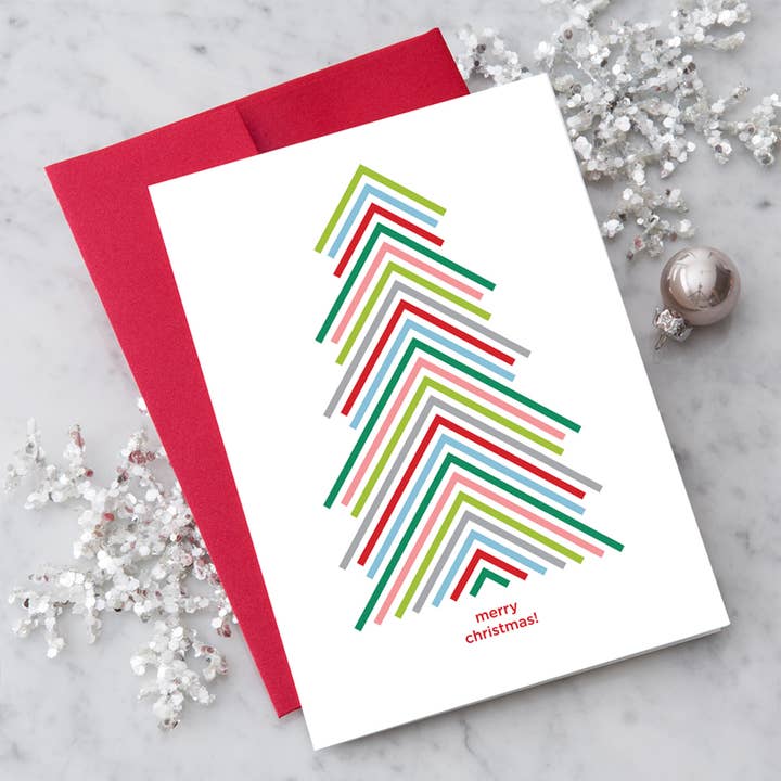 Design with Heart "Merry Christmas" Greeting Card - Little Miss Muffin Children & Home