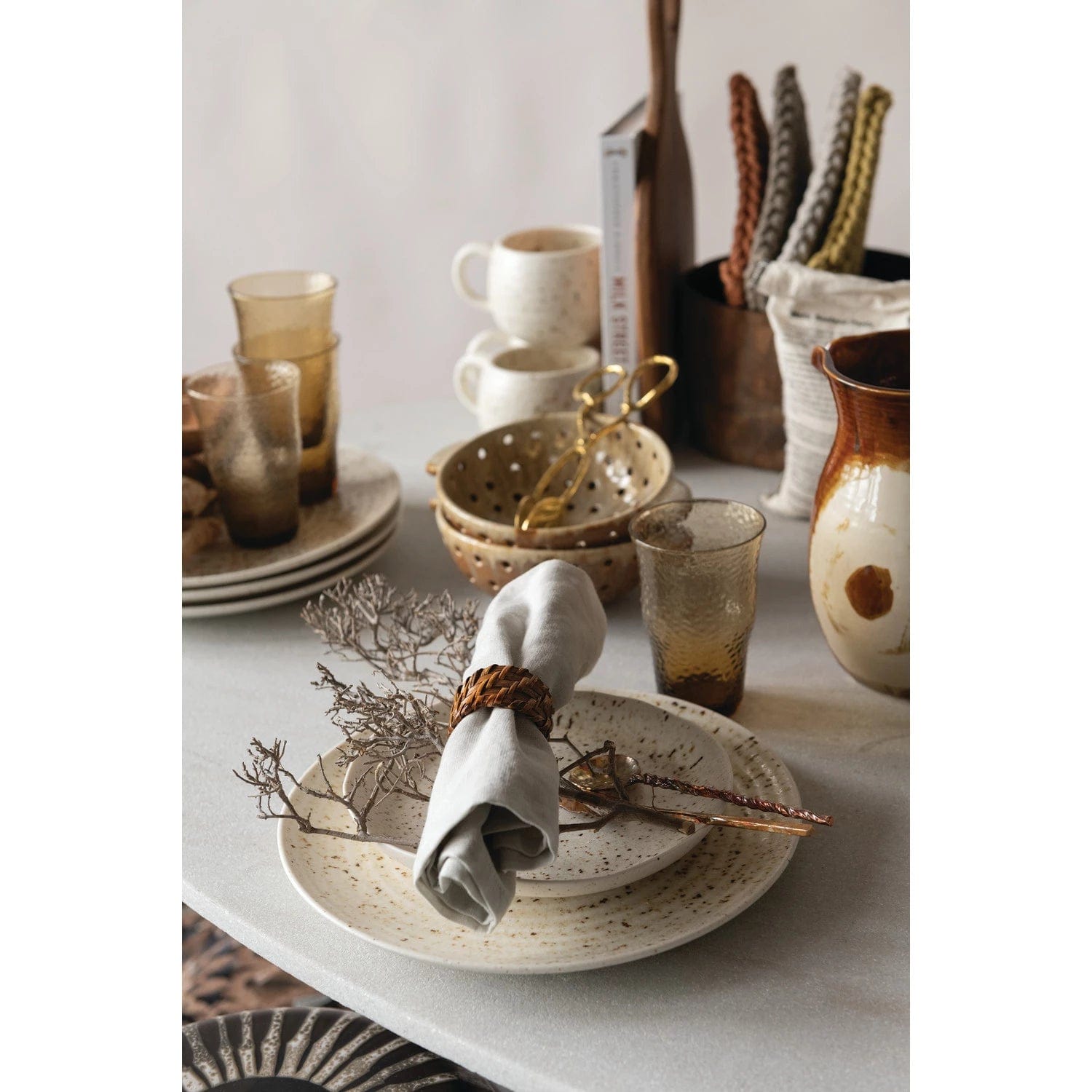 Creative Co-Op Creative Co-op Brass Leaf Tongs - Little Miss Muffin Children & Home